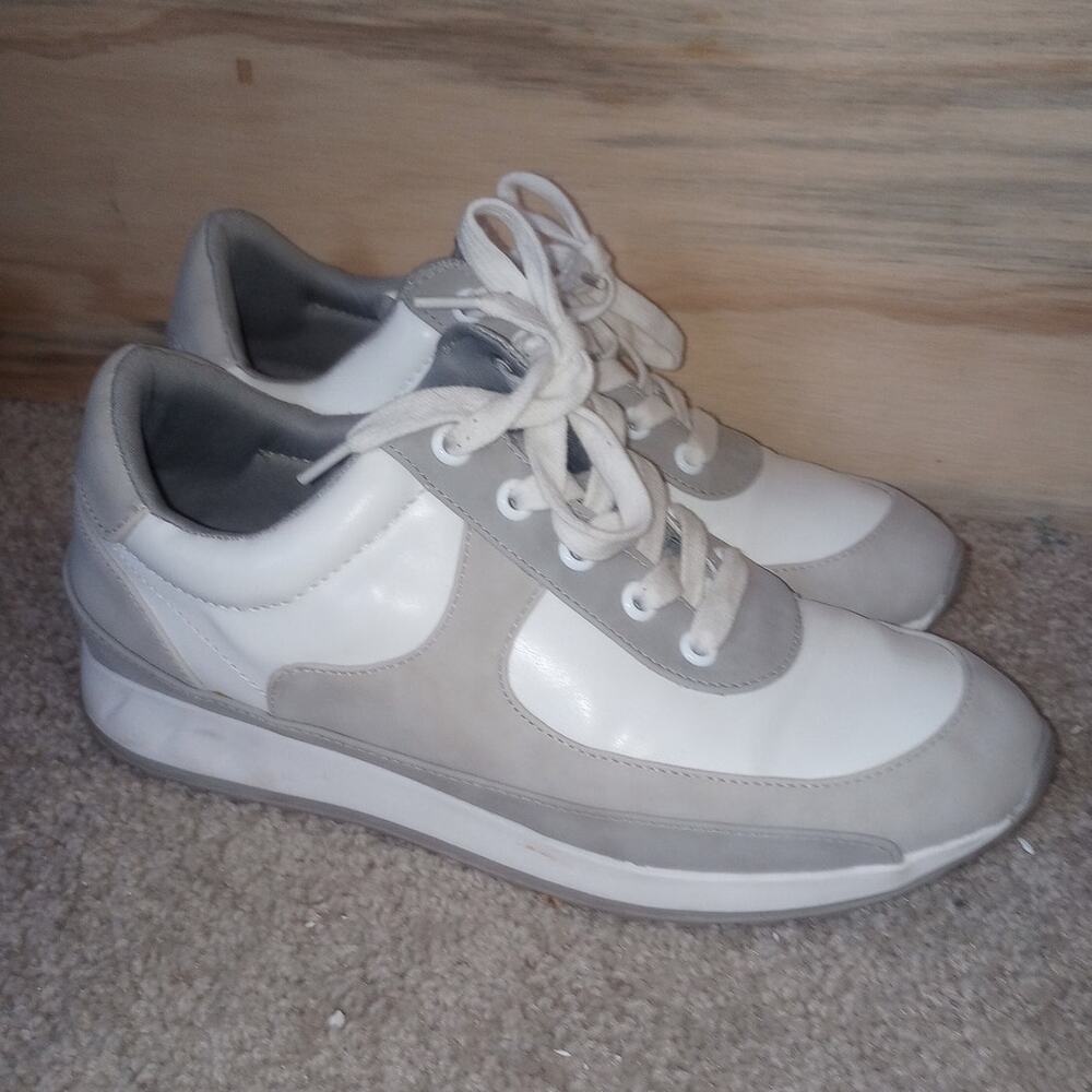 Women's Crown and Ivy Sneakers Neutral‎ Minimalist Casual Streetwear 8.5